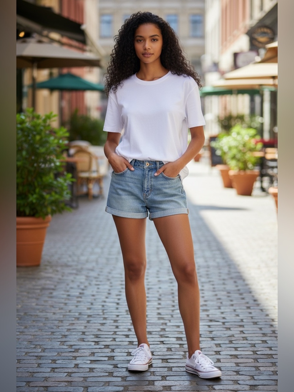 American Eagle Outfitters Classic Blue Jean Shorts. 
(Two pairs )